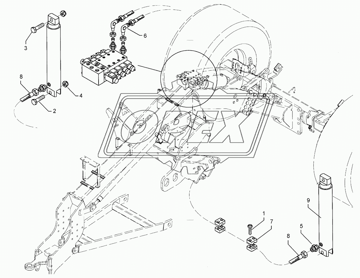 HY-assembly track marker Zirkon 9/400-450 KA-US