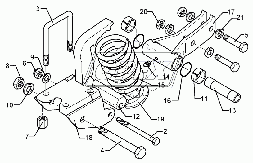 Stalk bracket Rubin 90x90-A SW41