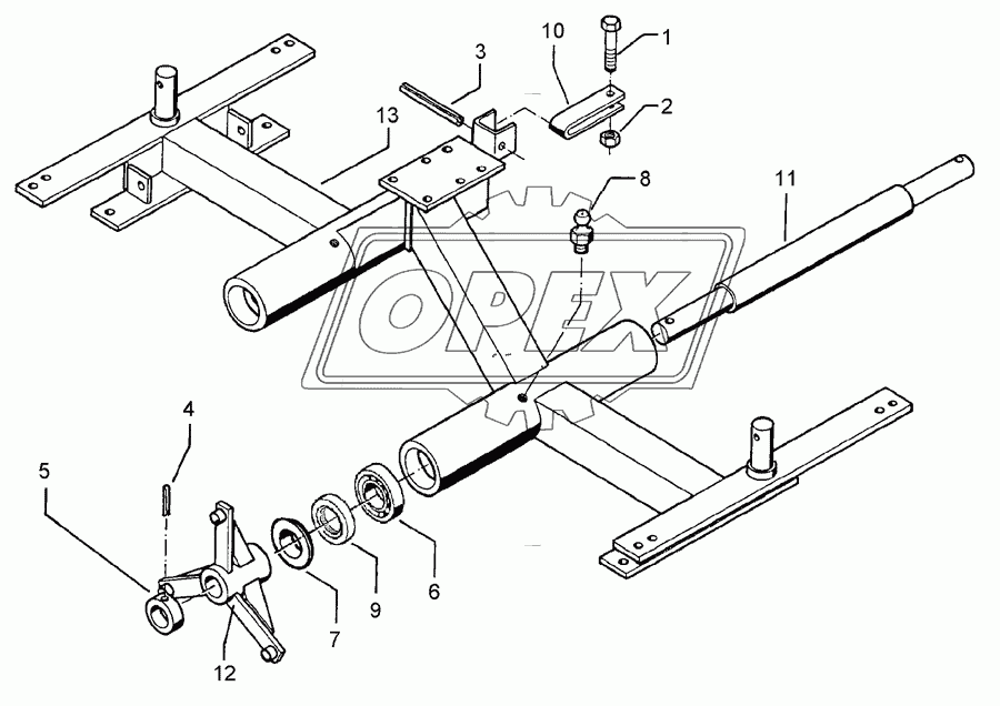 Basic frame Variopack S 110 DP-70