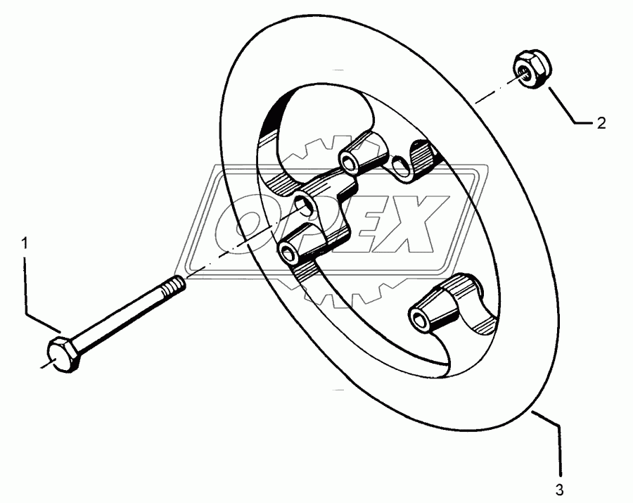 Packer wheel 700-30°-MI/GGG