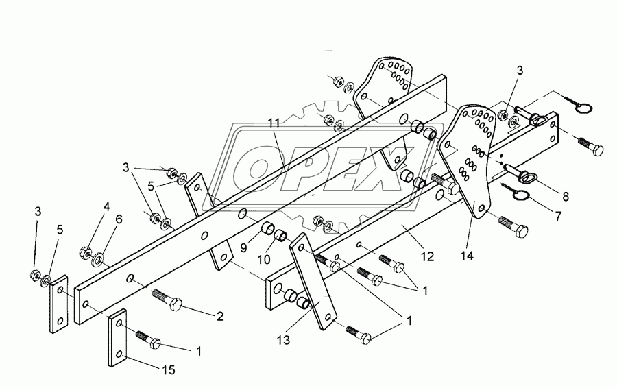 Carrier 100x20x1495 SM7