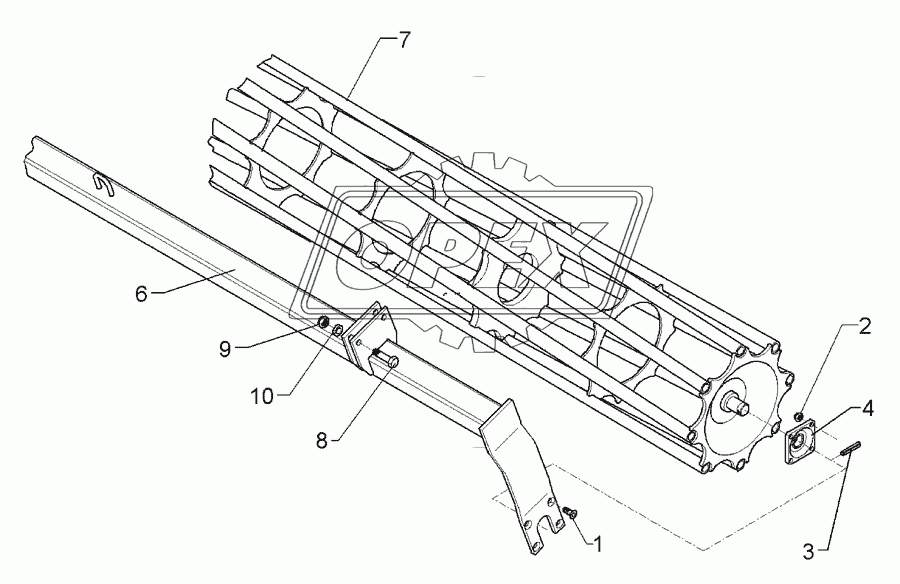 Tube bar roller D400-300 SM9