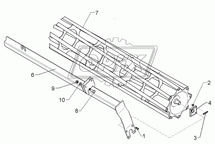 Tube bar roller D400-300 SM9