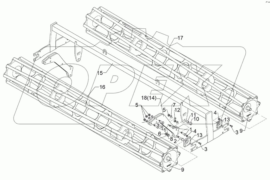 Double roller D400-300 SM9