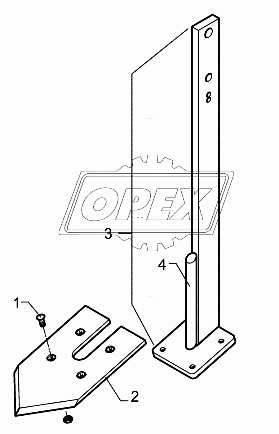 Tine F20 70x22x935 D24 H830