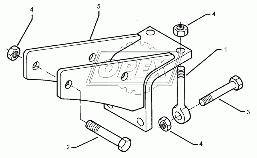 Wheel bracket 70x30 Smaragd 9