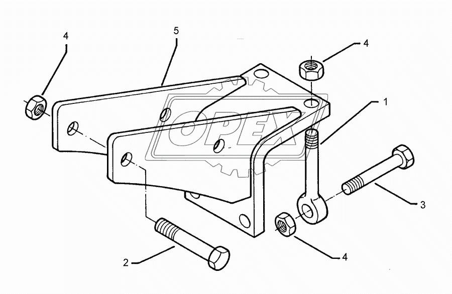 Wheel bracket 70x30 Smaragd 9