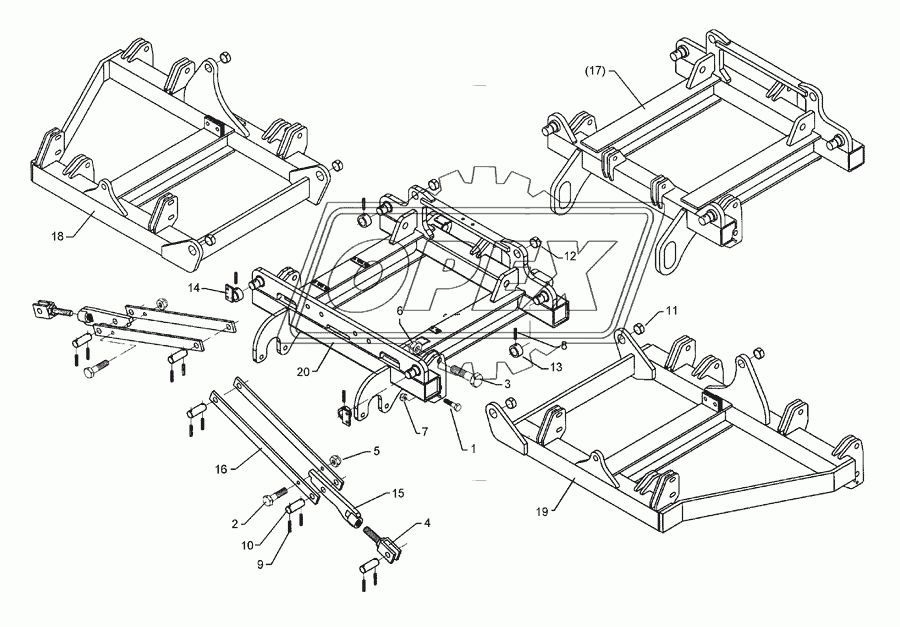 Basic frame Smaragd 9/400-K