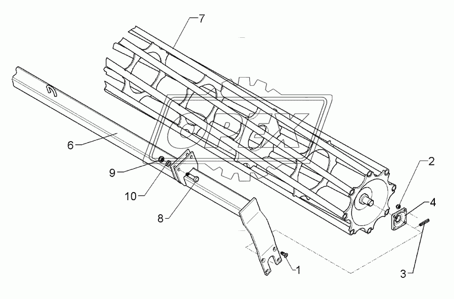 Tube bar roller D400-200 SM9