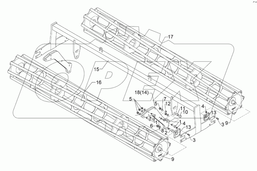 Double roller D400-200 RE SM9
