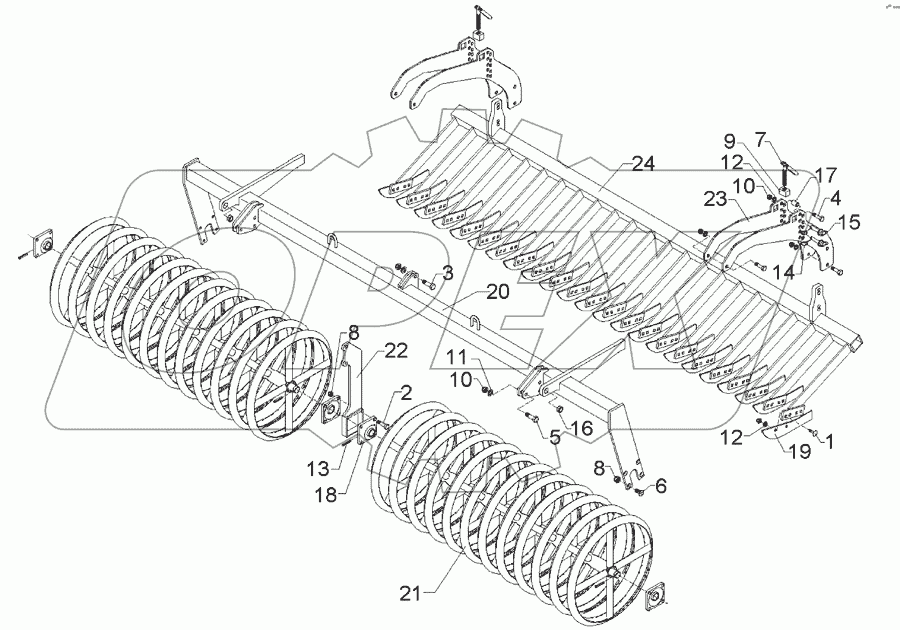 Knife roller MSW D600-200 LI SM9