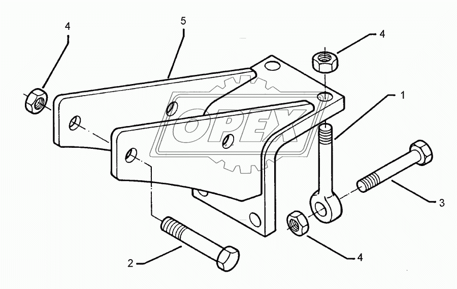 Wheel bracket 70x30 Smaragd 9