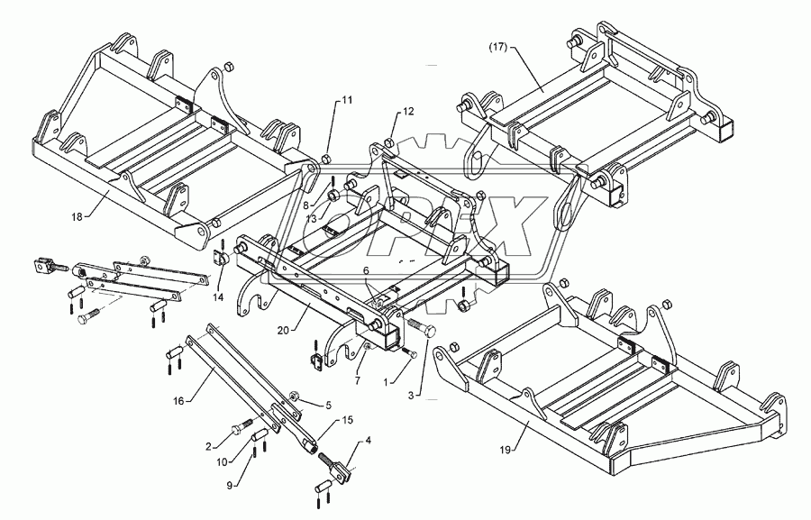 Basic frame Smaragd 9/450-K