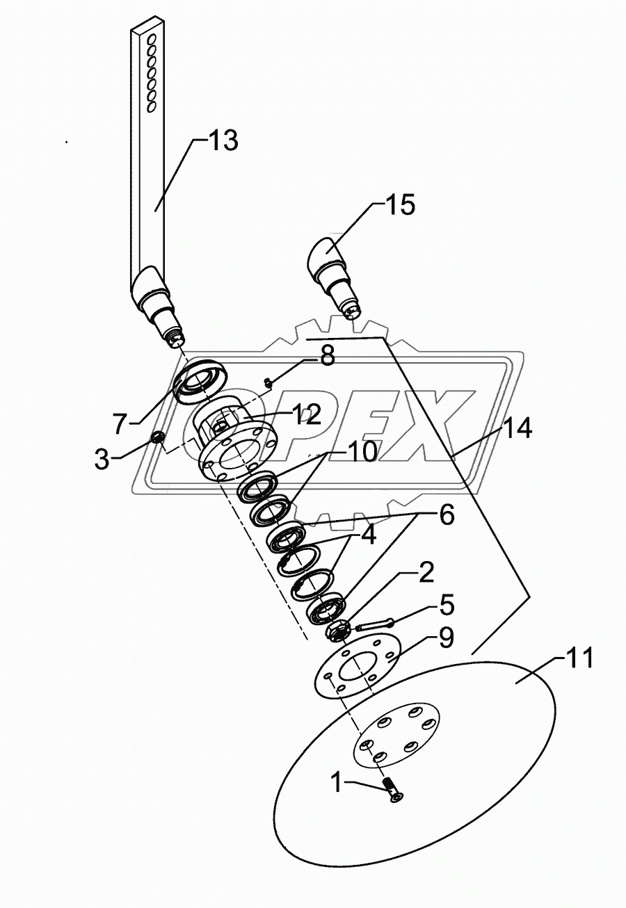 Hollow disc RE D450 Smaragd 9