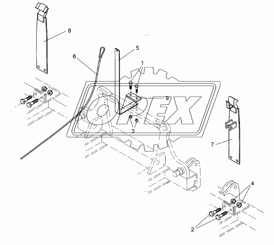 Locking device Smaragd 9/400 K