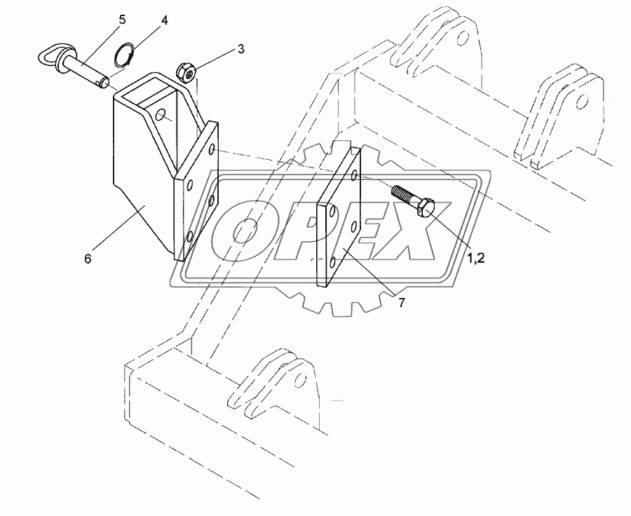 Wheel bracket 70x30 RE Smaragd 9K