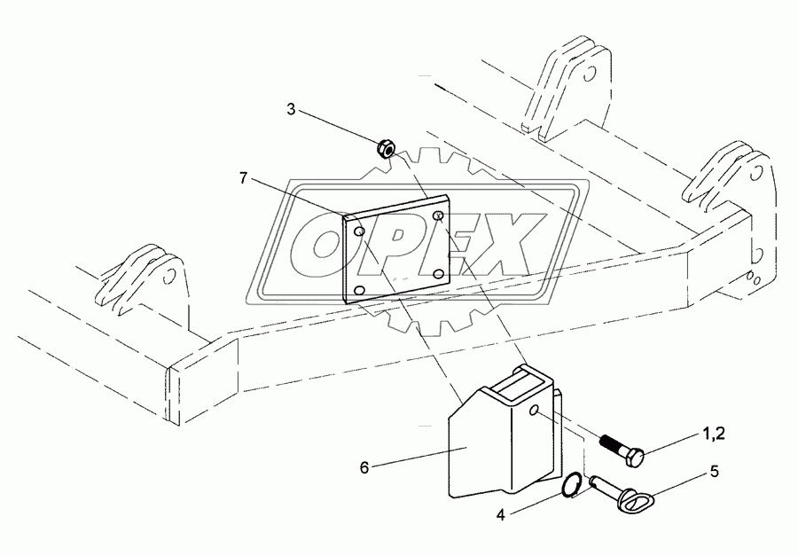 Wheel bracket 70x30 LI Smaragd 9K