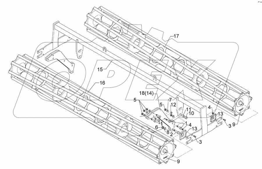 Double roller D400-250 RE SM9K