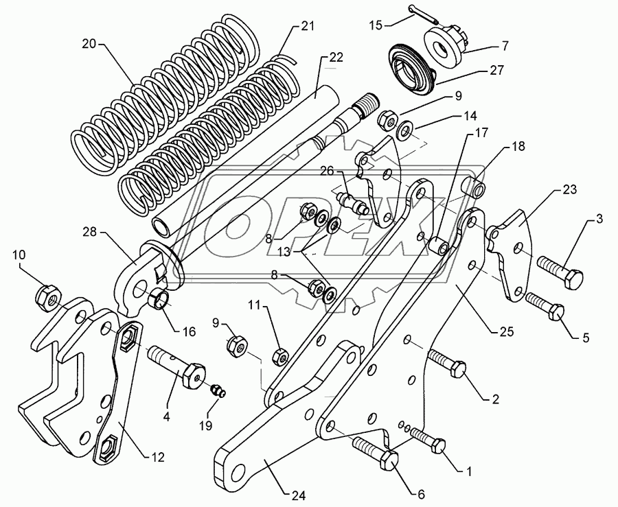 Trip device D30G-20 206-Drehpunkt SM.9