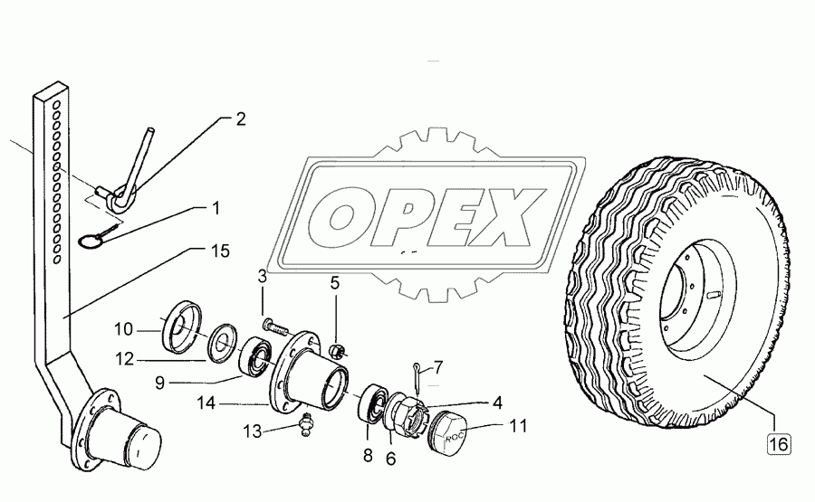 Depth wheel 195 R15 70x30