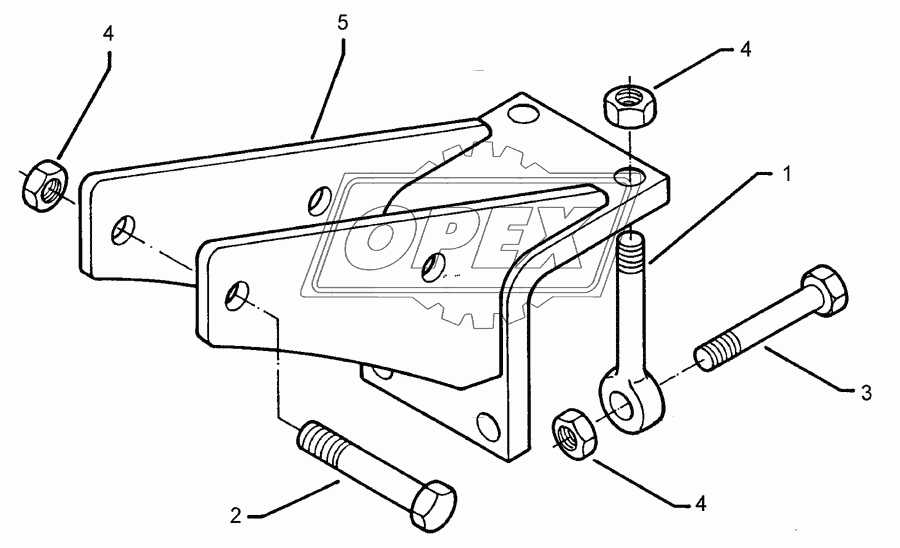 Wheel bracket 70x30 Smaragd 9