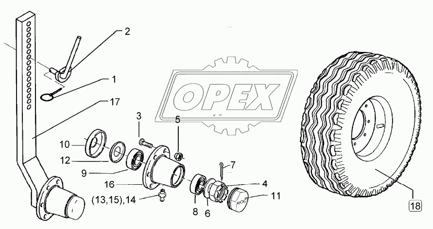 Depth wheel 10.0/80-12 70x30