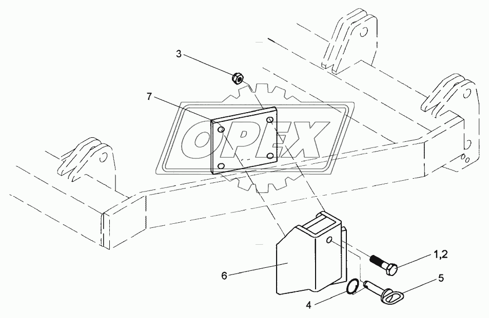 Wheel bracket 70x30 LI Smaragd 9K