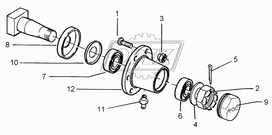 Bearing 8/220/275 M18 80x80