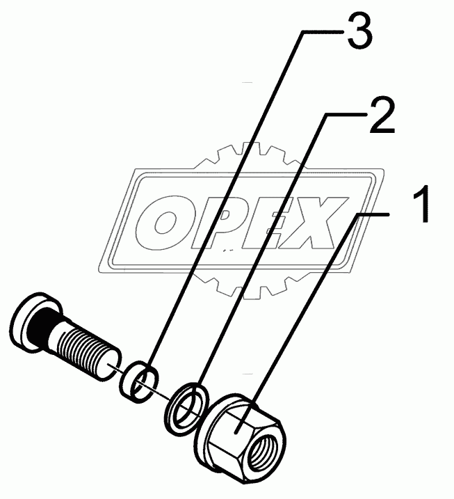 Set of fittings M18x1,5 125/80-18