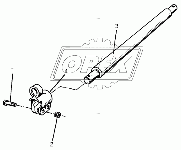 Lower link connection D68/68 L1100 Z58 K700