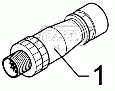 Cable form ELFG104-XXXX 10m