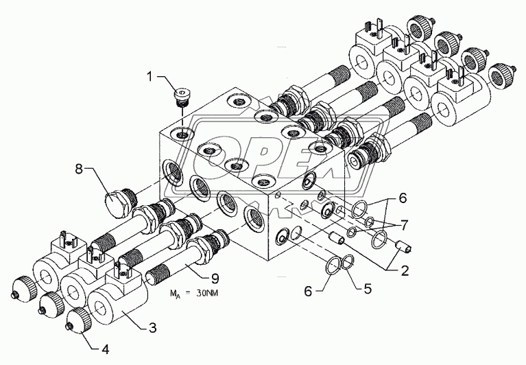 Seat valve SVH04M878SA-OM14G12