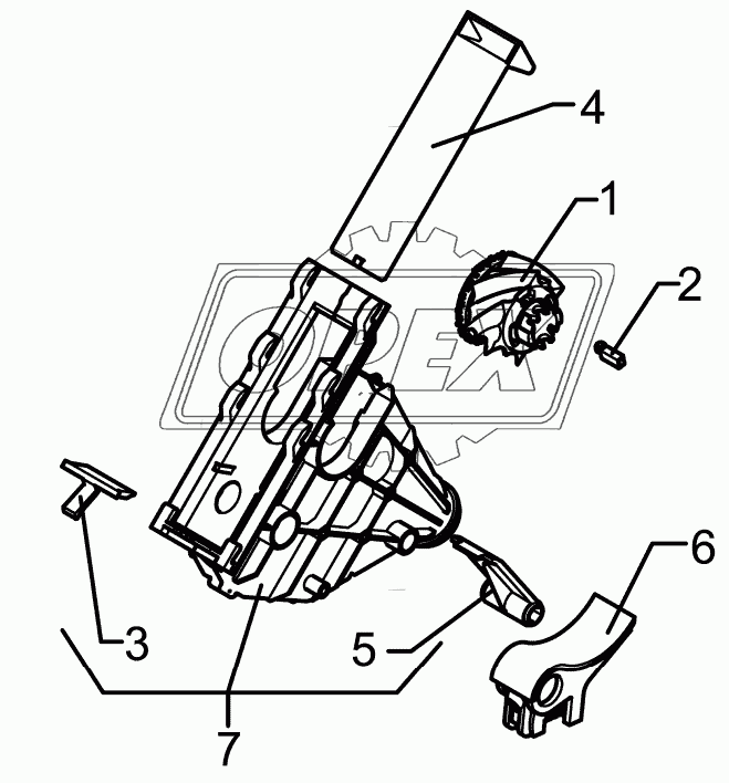 Seeding mechanism Saphir 7 2-teilig Conti Plus