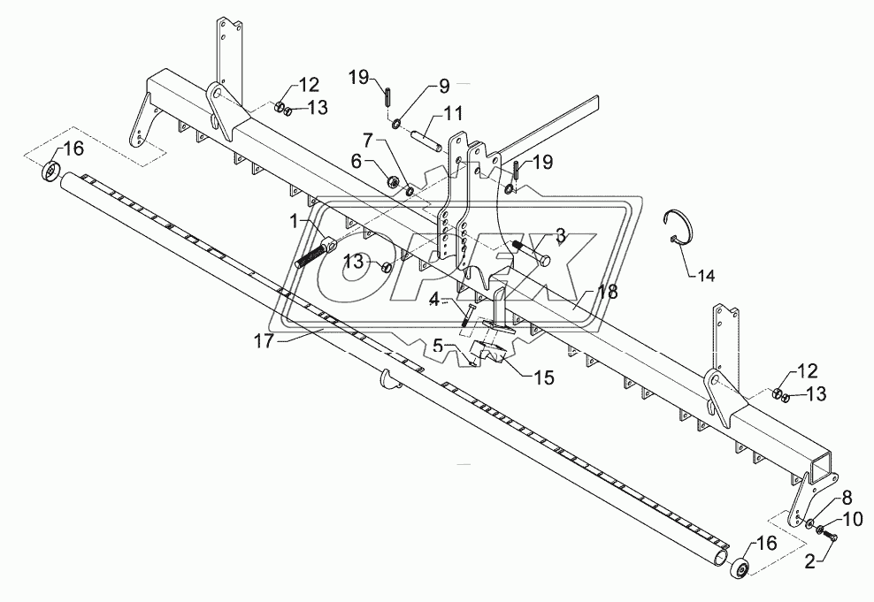 Coulter frame Saphir 7/300-ES 24R-125