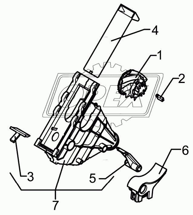 Seeding mechanism Saphir 7 2-teilig Conti Plus