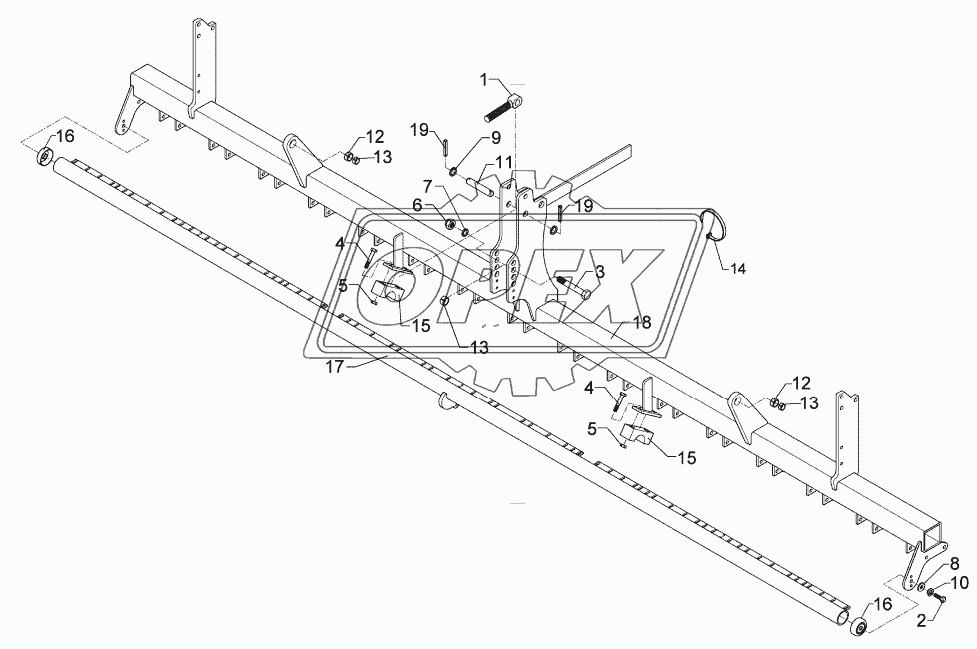 Coulter frame Saphir 7/400-ES 32R-125