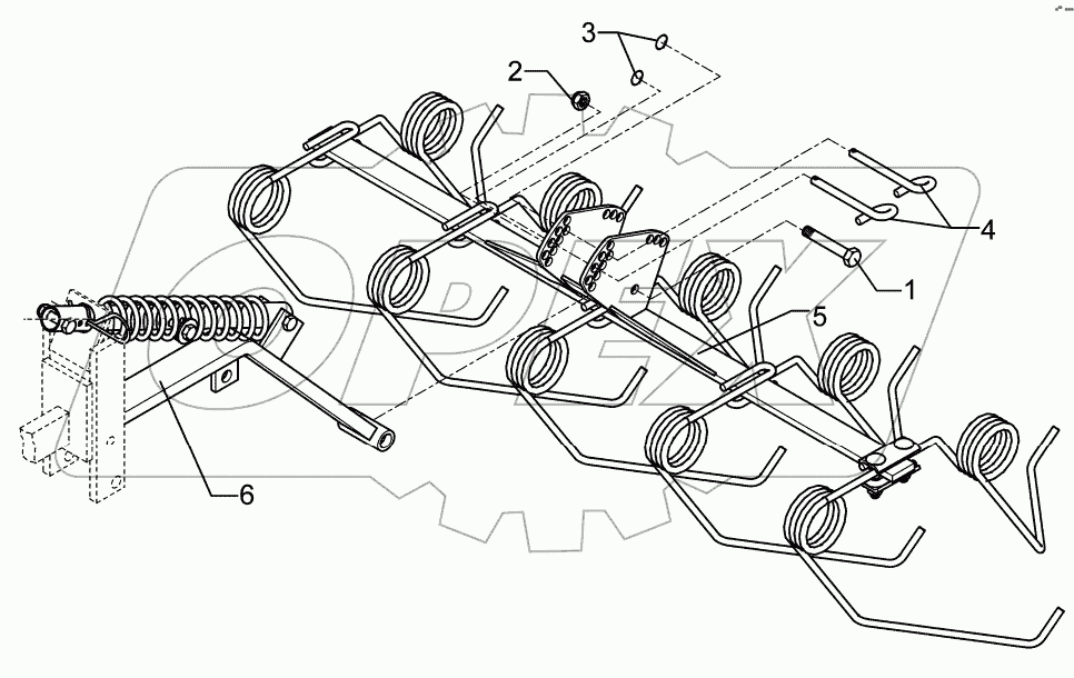 Levelling harrow S-1,25