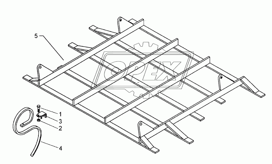 Harrow section 1,5m-G25 26x10