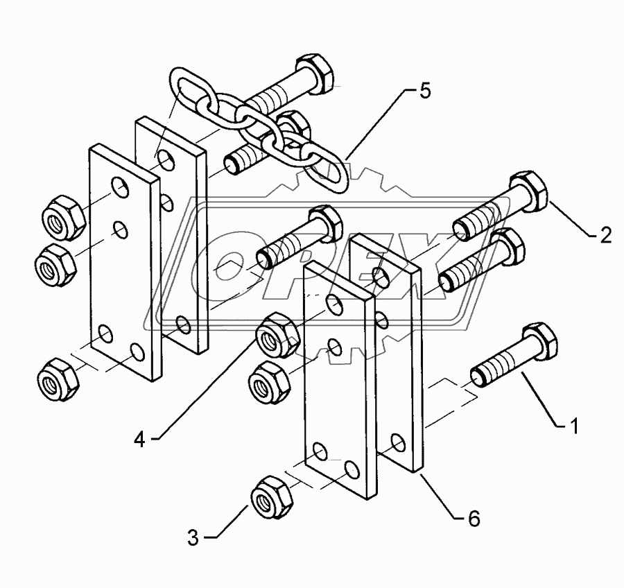 Locking device 30x70 Mi