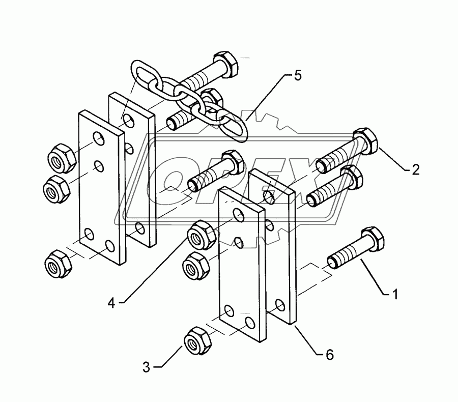 Locking device 30x70 Mi