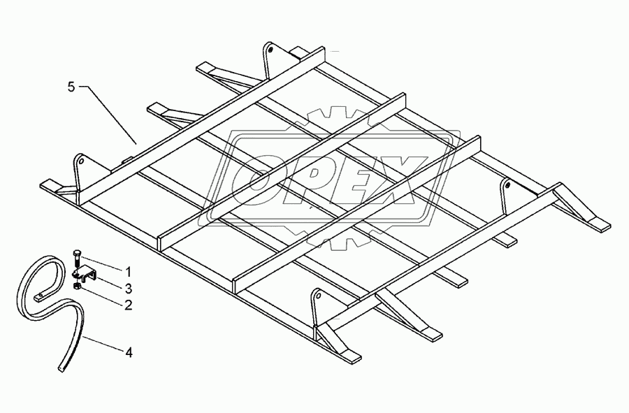 Harrow section 1,5m-G25 26x10