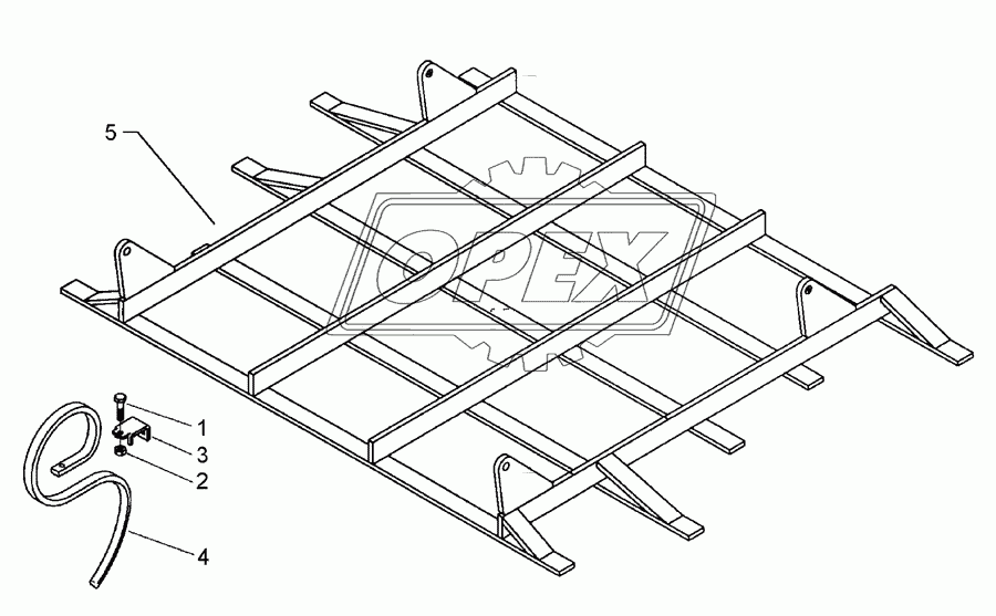 Harrow section 1,5m-G25 26x10