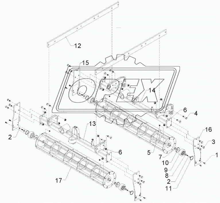 Crumbler frame 2,0m  FK 270