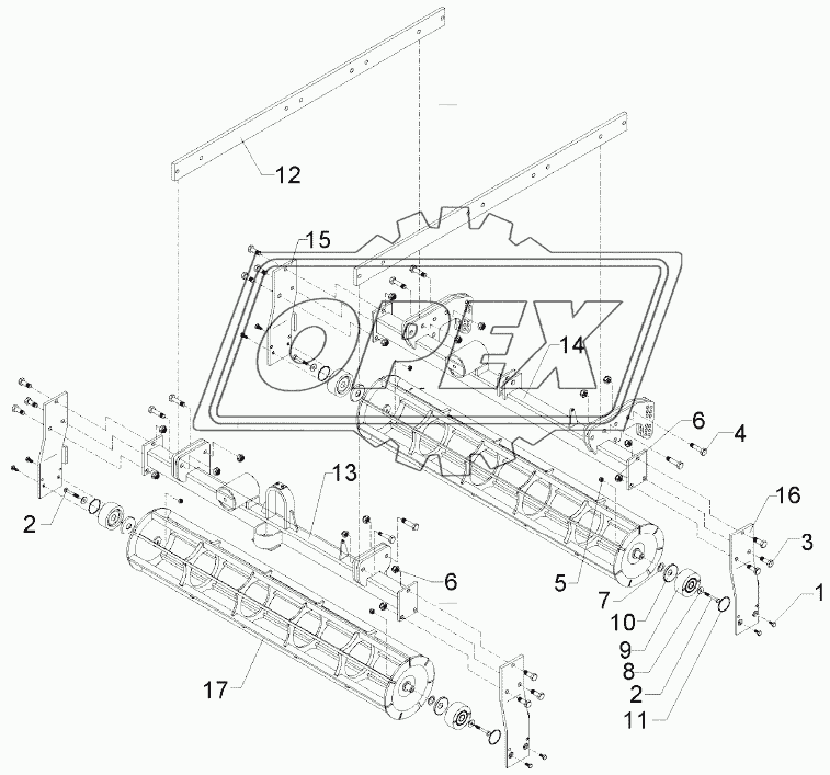 Crumbler frame 2,0m  FK 270