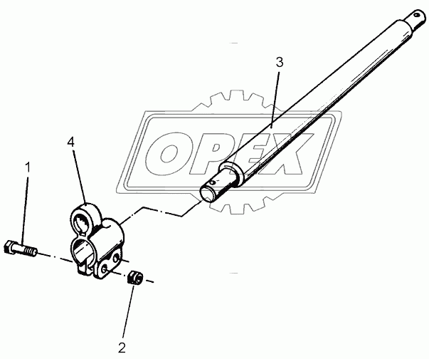 Lower link connection D55/68 L2 Z2