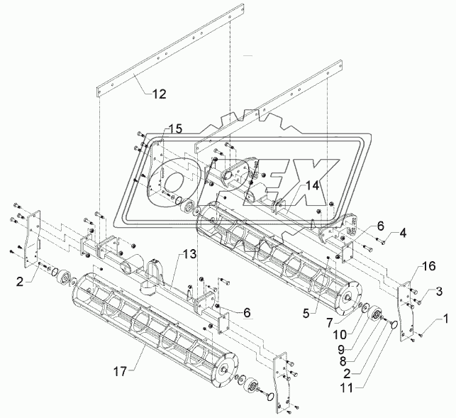 Crumbler frame 1,5m  FK 270