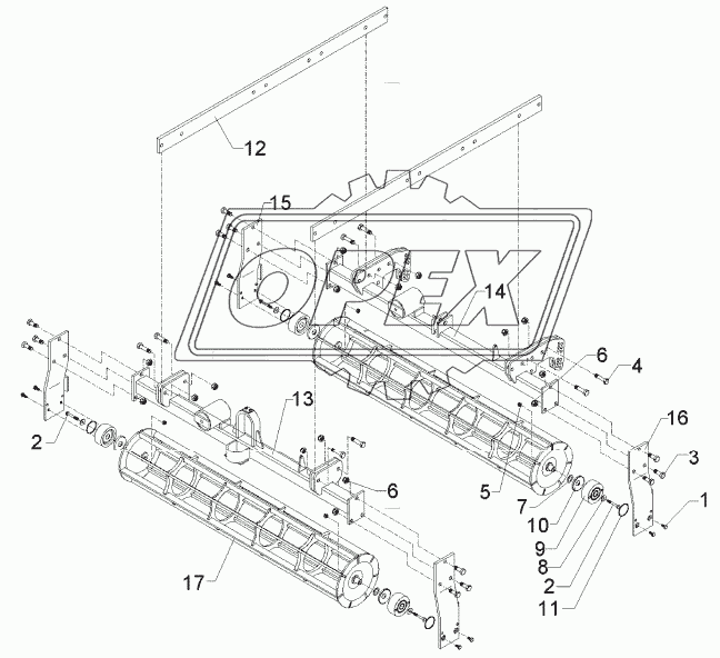 Crumbler frame 2,0m  FK 270