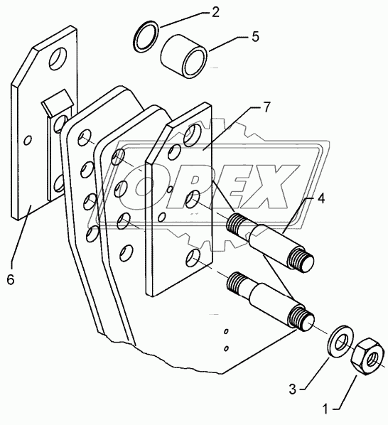 Extension for headstock K700