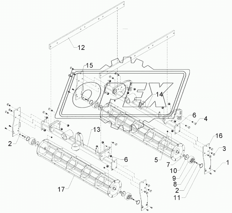 Crumbler frame 1,5m  FK 270