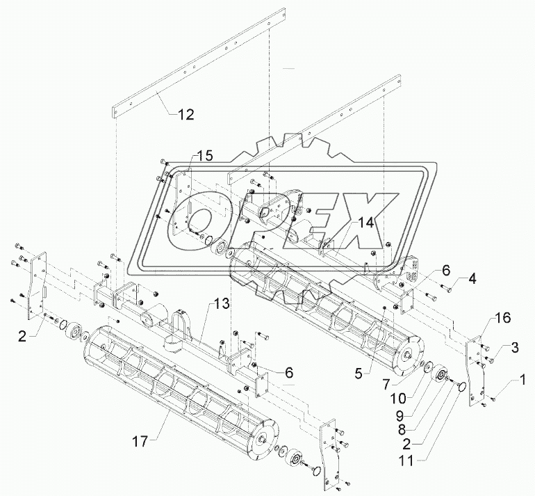 Crumbler frame 2,0m  FK 270